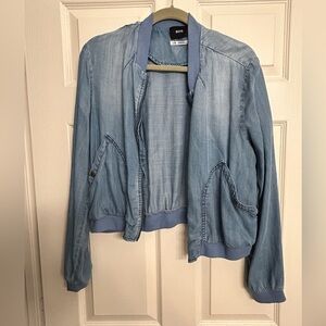 Urban Outfitters Denim Bomber Jacket